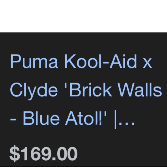 Used 2021 Kool-Aid x Clyde 'Brick Walls - Blue Atoll' Sneaker Shoes - Picture 2 of 11